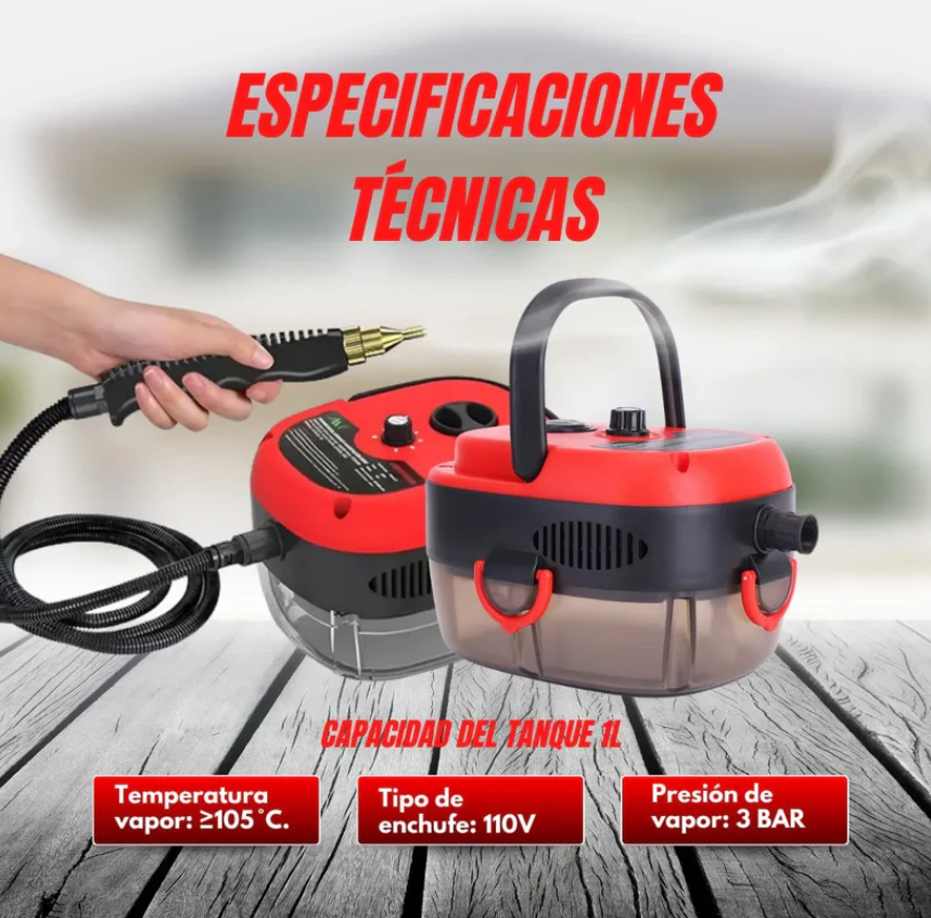 SteamMax™ Multi-Limpiador a Vapor (En Oferta) ¡4.8 por más de 1500 c