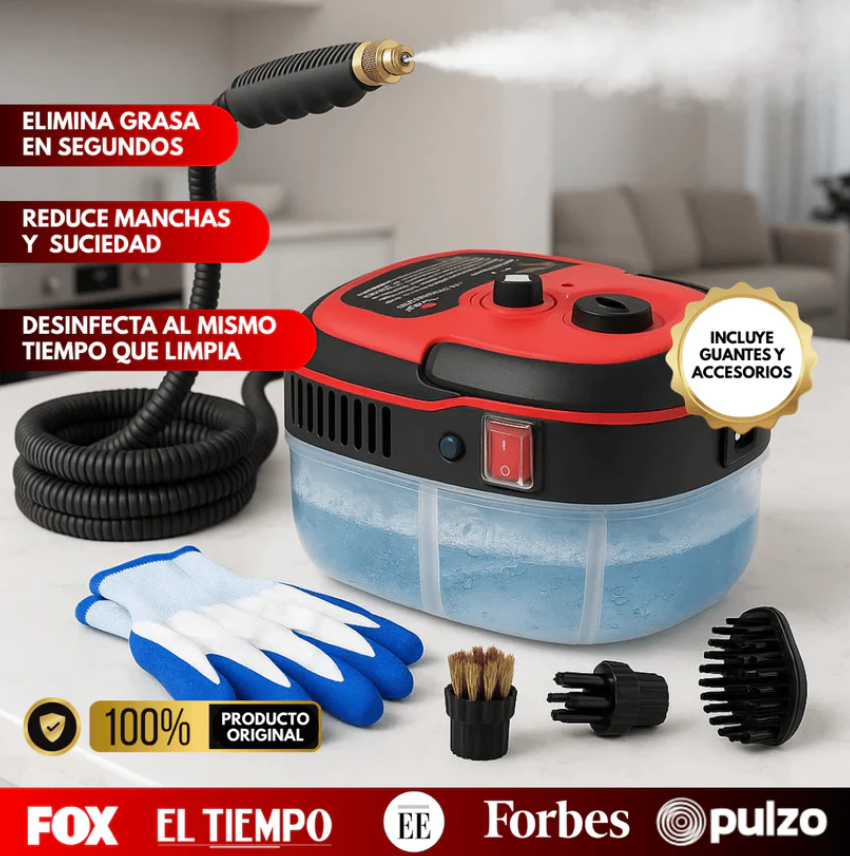 SteamMax™ Multi-Limpiador a Vapor (En Oferta) ¡4.8 por más de 1500 c